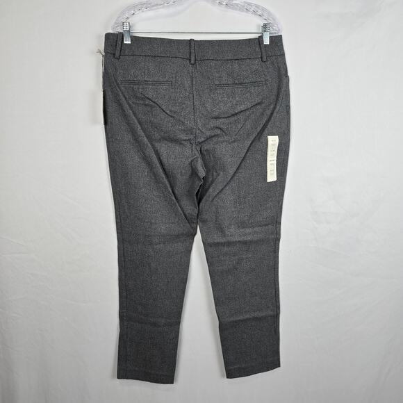 A New Day Skinny Ankle Pants Women's 14 Heather Gray Stretch NWT - Picture 2 of 16